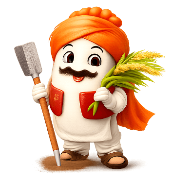 Nutriso Farmer Mascot